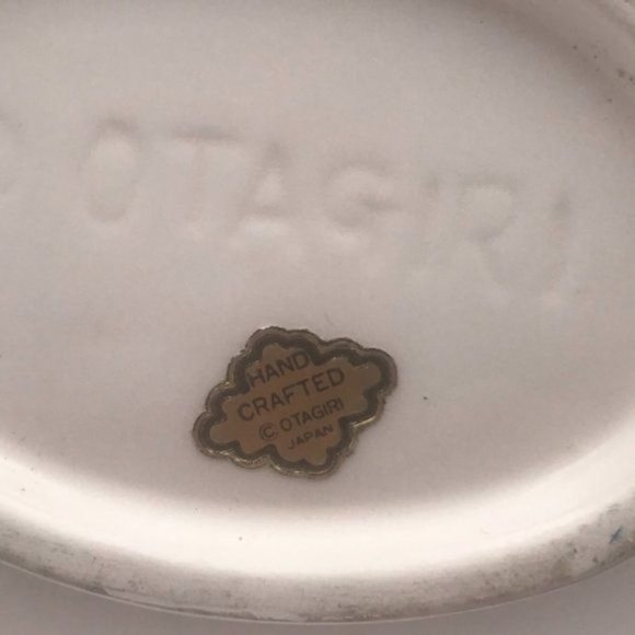 Vintage Otagiri White Hostess Double Dish Holly Berries - Picture 5 of 8